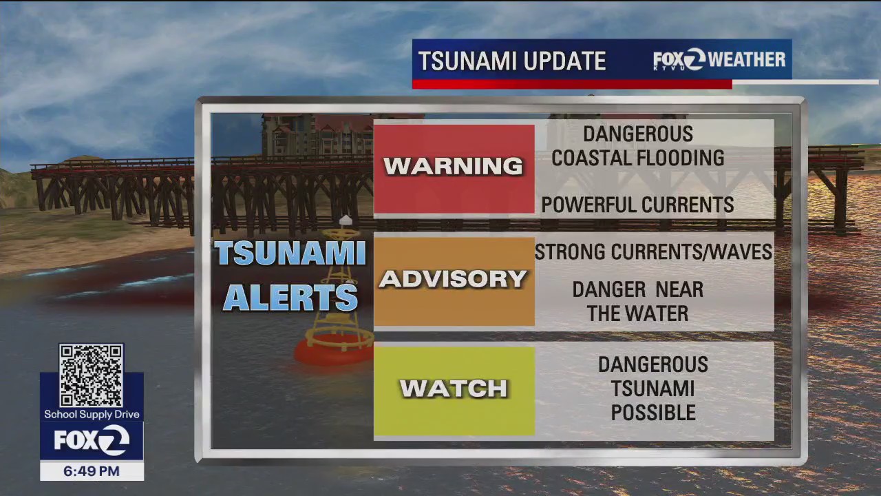 Tsunami Advisory for the Bay Area