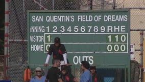 Baseball game at San Quentin's 'Field of Dreams'