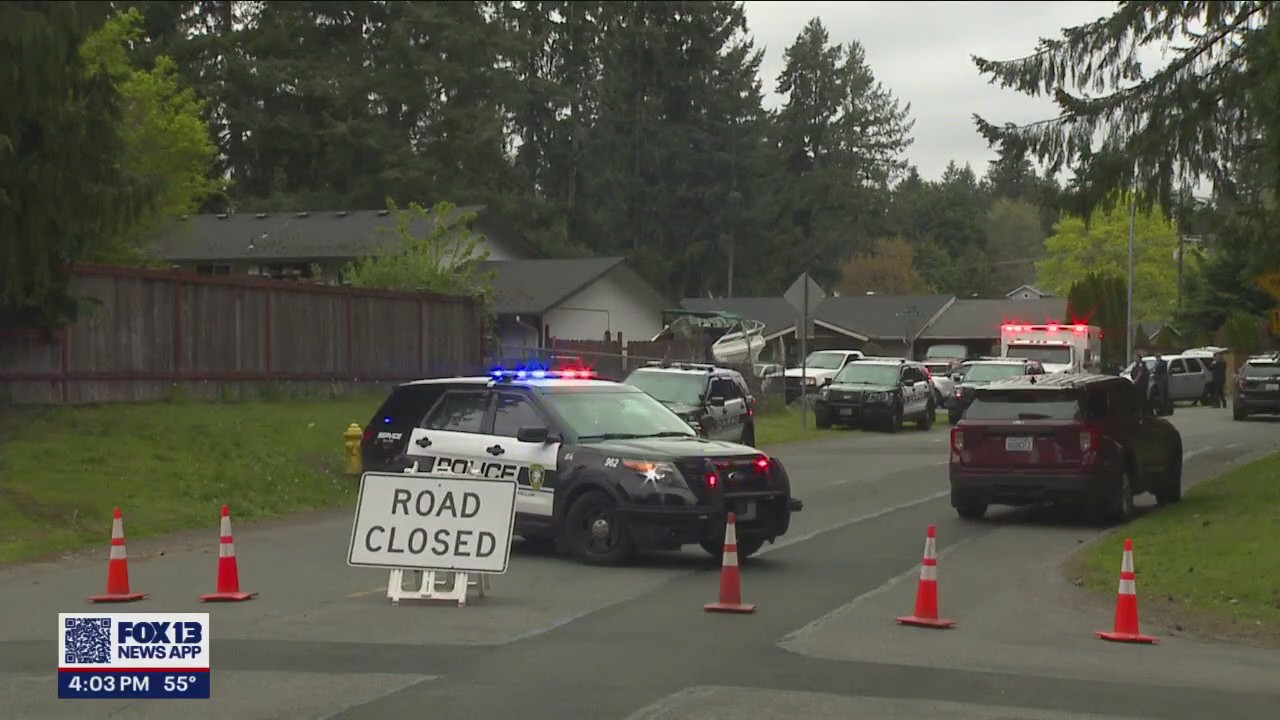 38-year-old arrested after hours-long standoff in Puyallup | FOX 13 Seattle