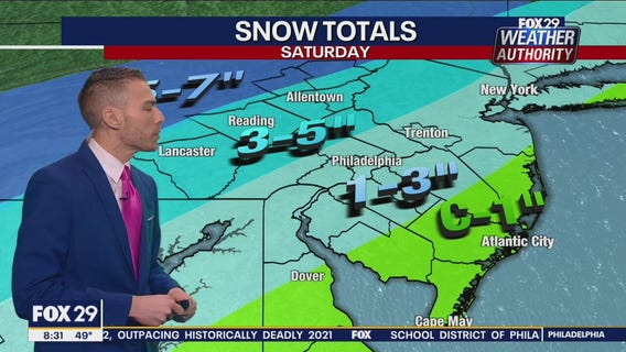 Weather Authority: 8 a.m. Saturday Update