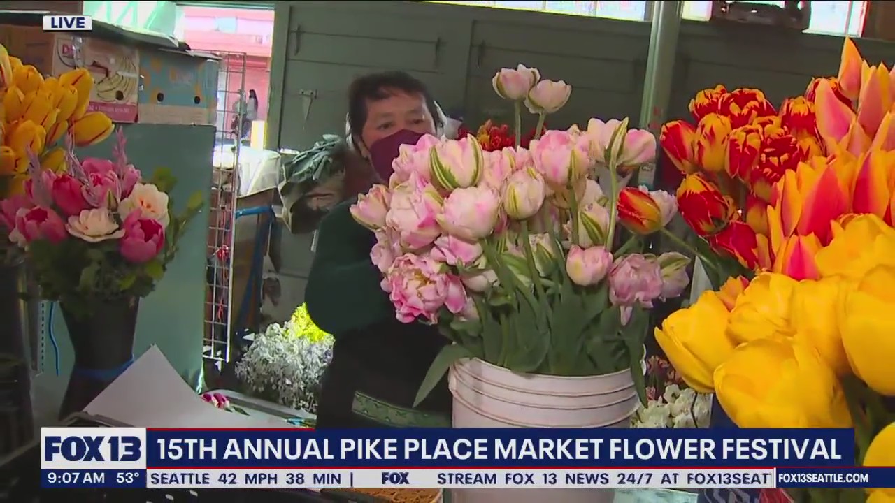 Previewing Pike Place Market Flower Festival