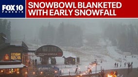 Snowbowl is blanketed with snow for fall festivities