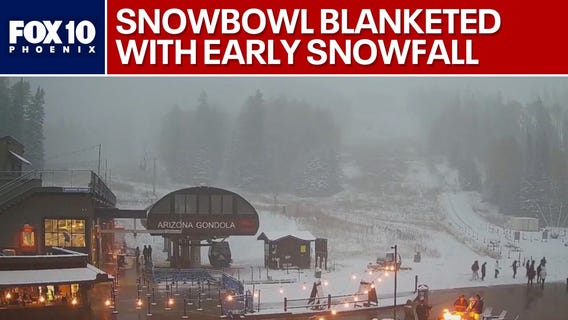 Snowbowl is blanketed with snow for fall festivities
