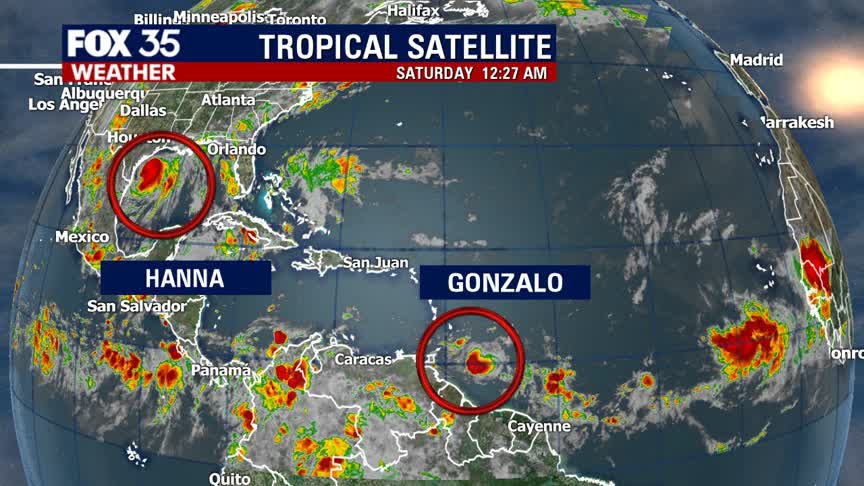 Tropics Update: July 25, 2020