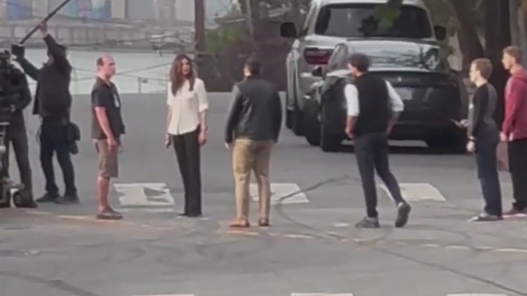 Andrew Garfield, other celebrities, seen filming movie in SF