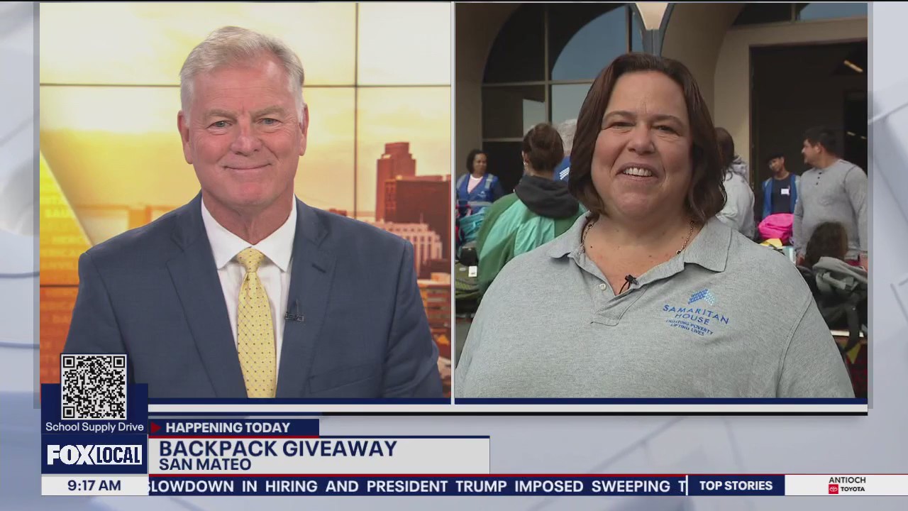 Samaritan House backpack giveaway