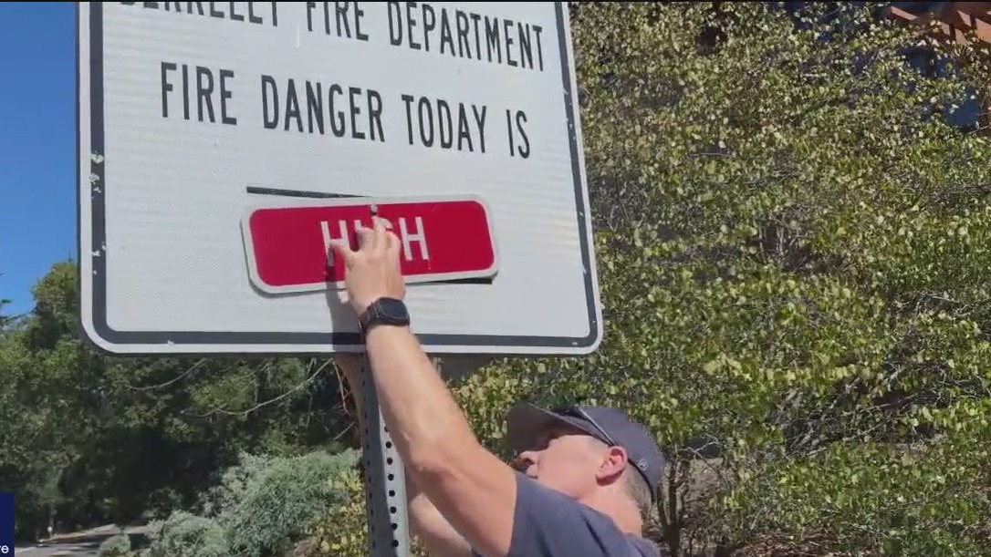 Bay Area Fire Departments prepare for increased fire risk this week with higher temperatures and winds