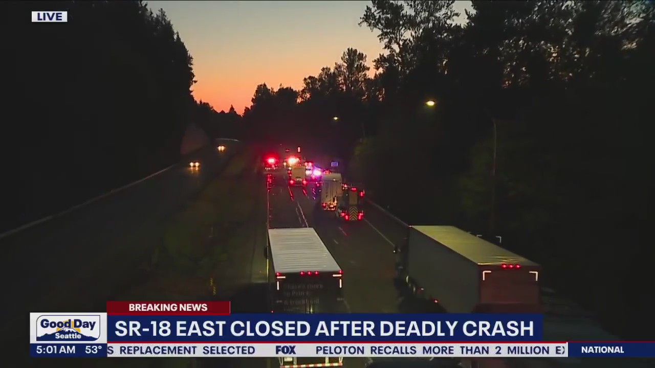 Deadly SR-18 crash in Auburn | FOX 13 Seattle