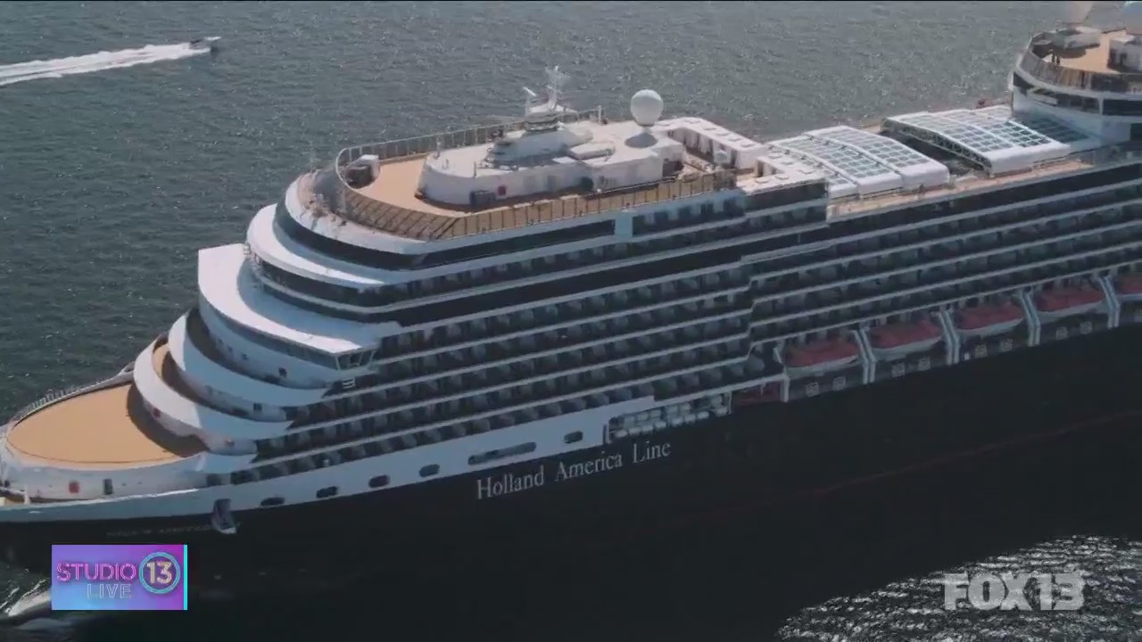 Carly and Mireya hop on Holland America ship together!