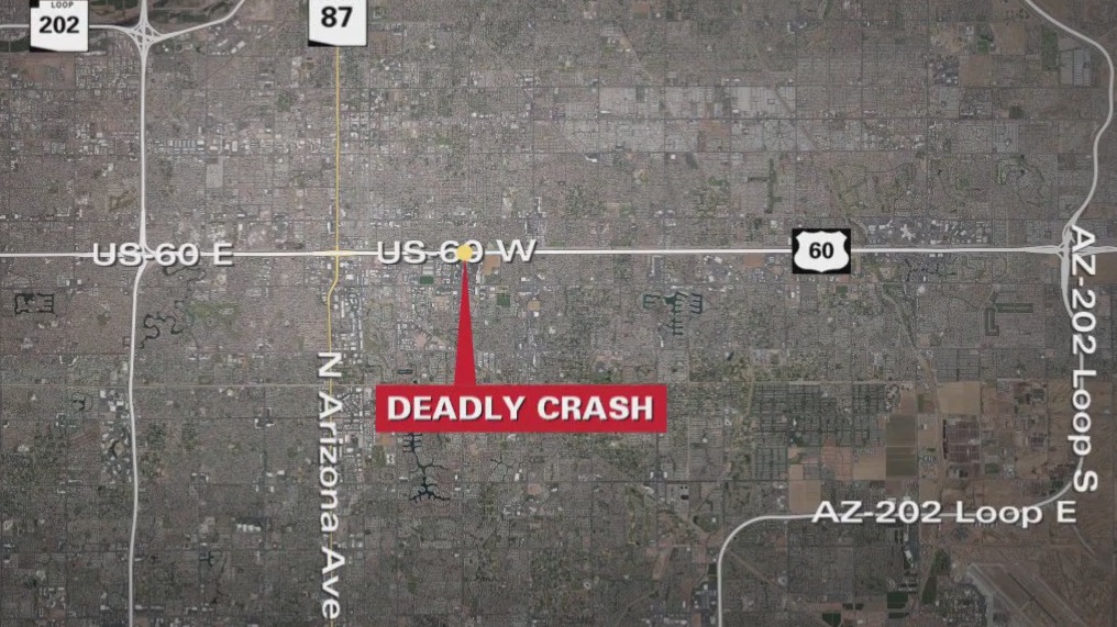 2-car crash on US 60 kills 1 person, DPS says | FOX 10 Phoenix