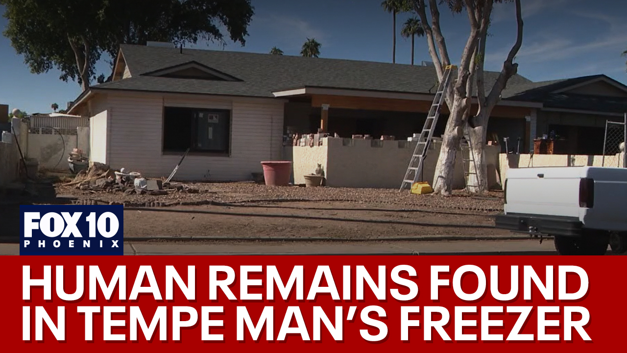 Human remains found in freezer in Tempe
