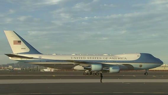 President Joe Biden arrives in Phoenix to campaign