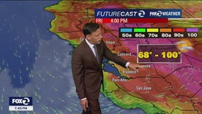 Warm to hot forecast