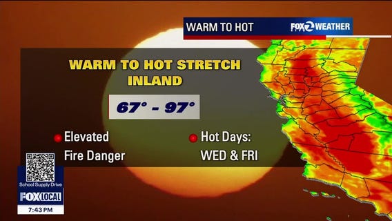 Weather: Wednesday warm up