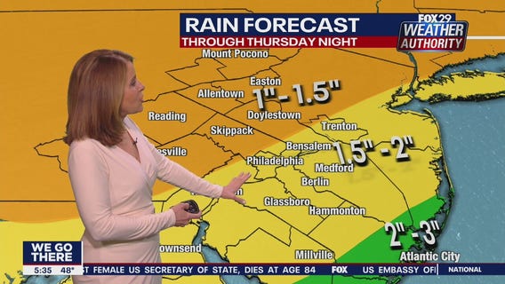 Weather Authority: Wednesday, 5 p.m. update