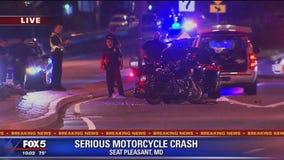 Seat Pleasant police chief in critical condition after motorcycle accident