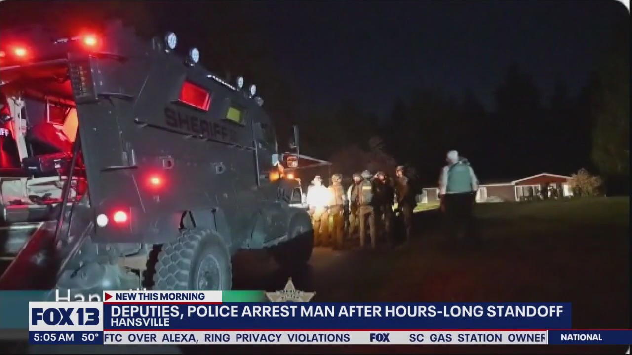 Man arrested after hours-long standoff | FOX 13 Seattle