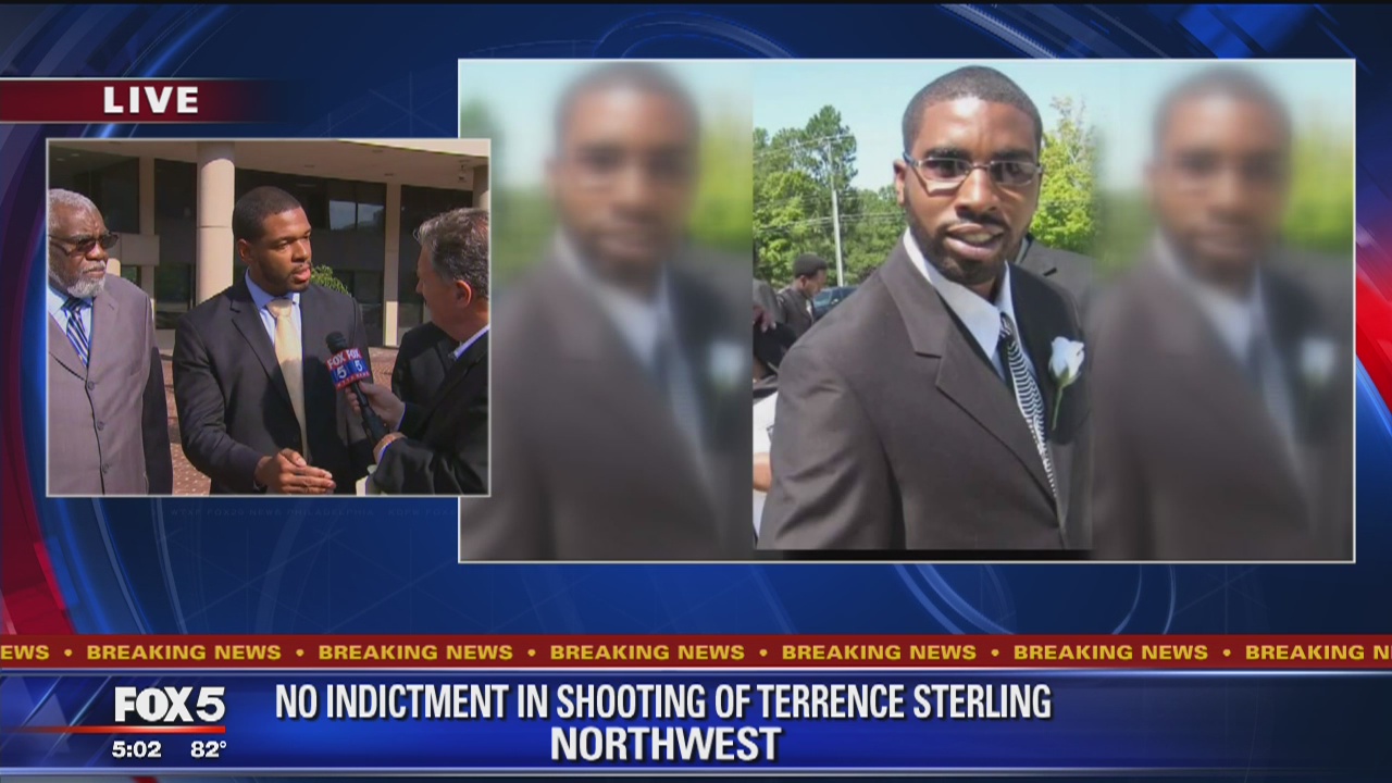 No charges to be filed against DC officer in Terrence Sterling shooting; Sterling family attorney talks to FOX 5