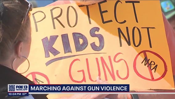 Marching against gun violence in Western Washington