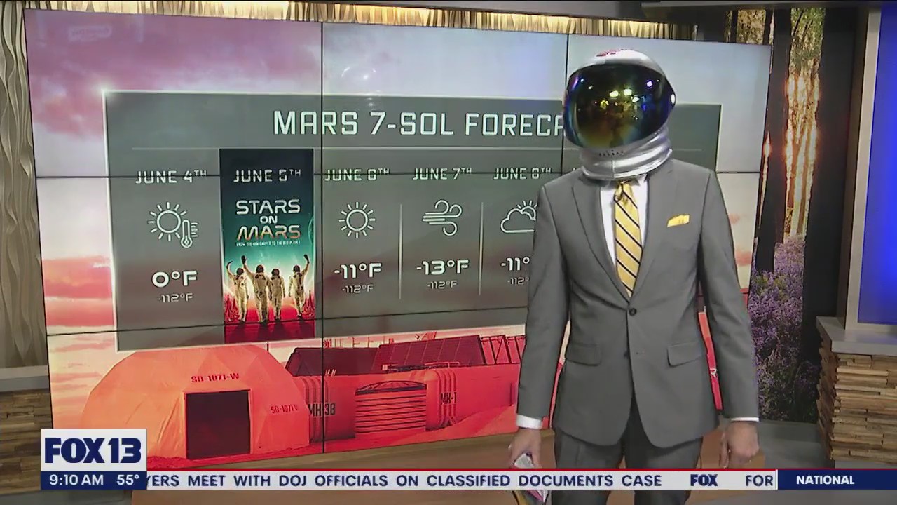 Stars on Mars: Meteorologist Brian MacMillan has your Mars forecast