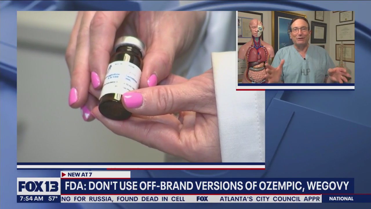 FDA: Don't use off-brand versions of Ozempic, Wegovy