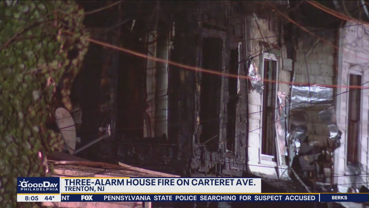 2 dead, 4 firefighters injured in Trenton fire | FOX 29 Philadelphia