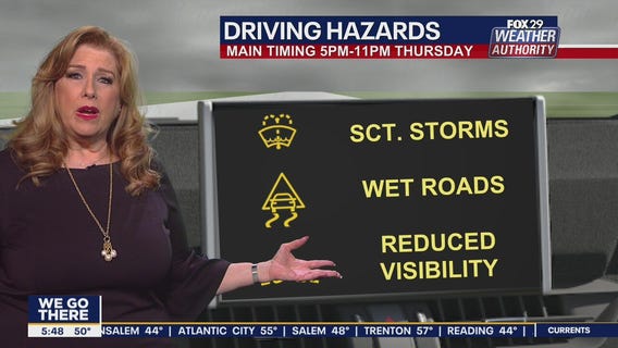 Weather Authority: 5 a.m. Thursday Update