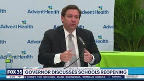 DeSantis discusses schools reopening