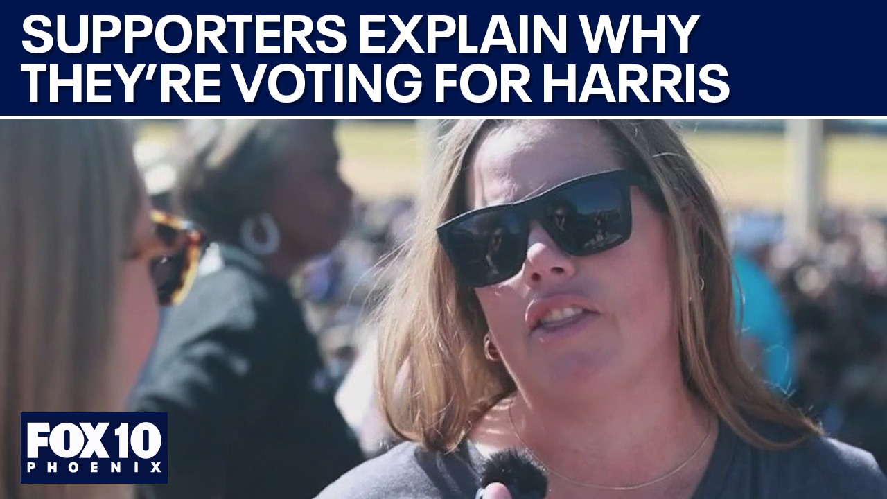 VP Harris campaigns in AZ just days before election