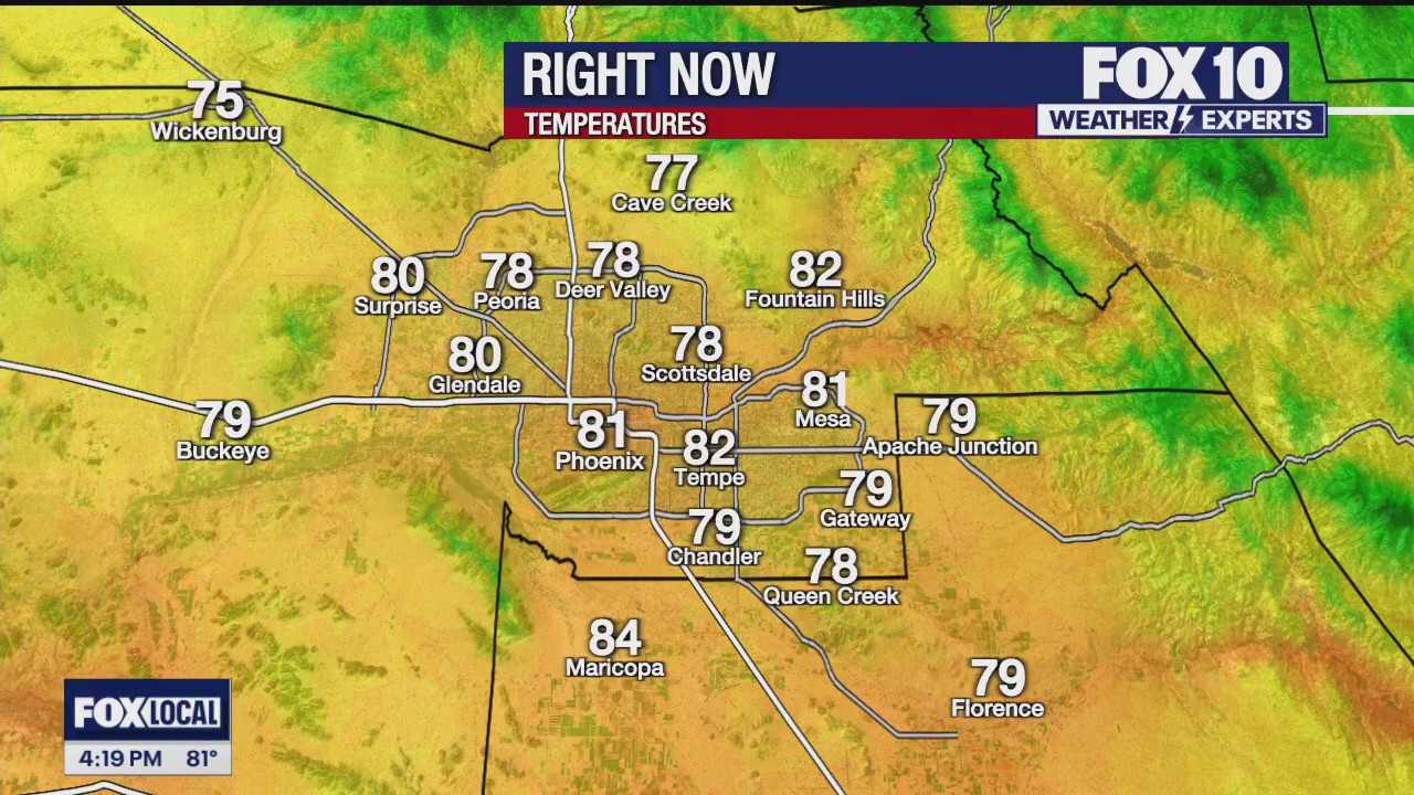 4 p.m. Weather Forecast - 11/1/24