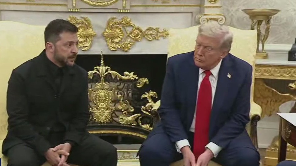 Trump meets with Zelenskyy at White House in Washington, D.C.