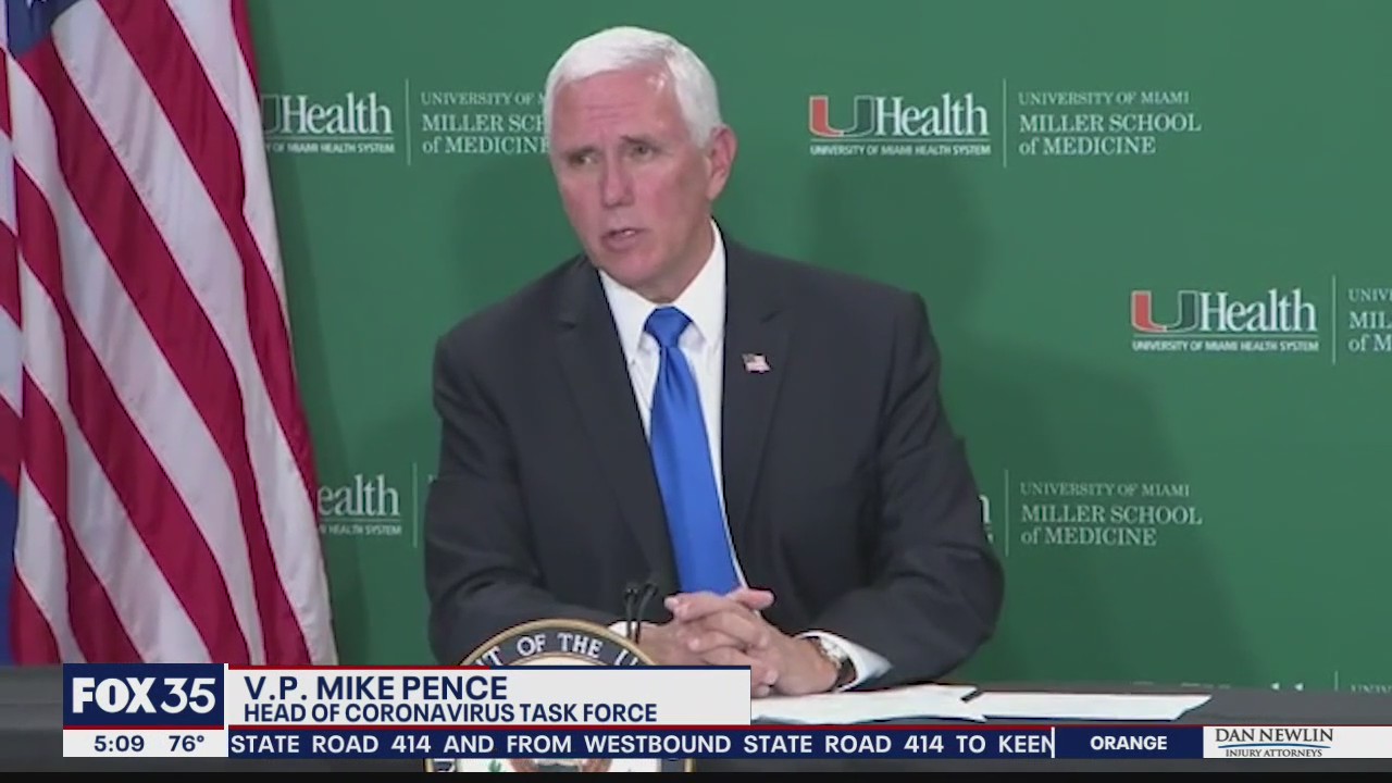 Vice President Mike Pence visits Florida