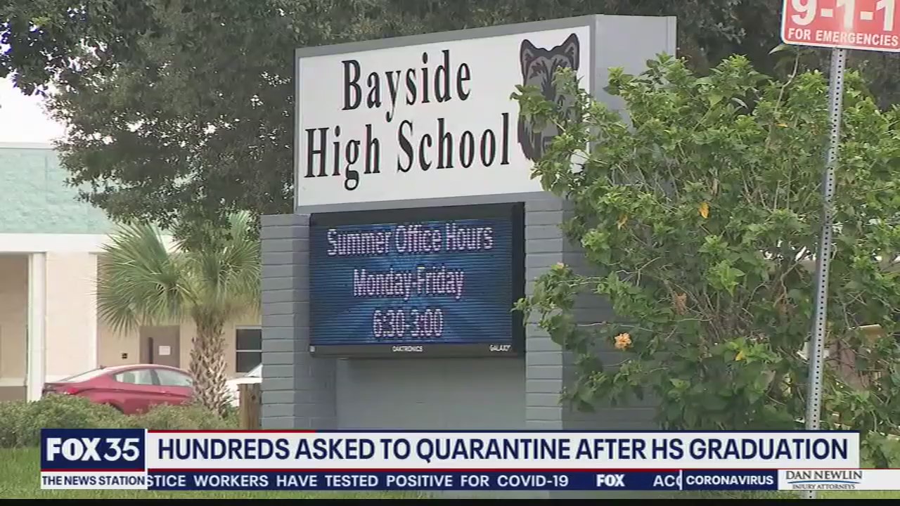 Hundreds asked to quarantine after graduation