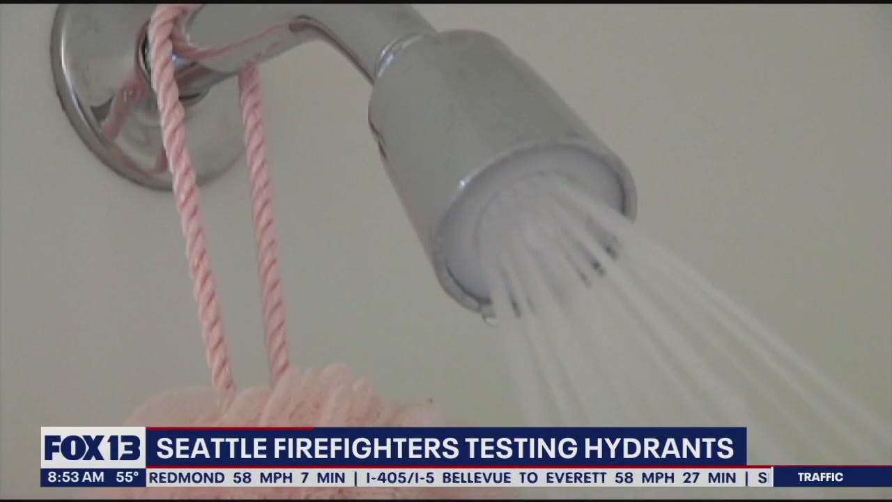 Seattle Firefighters testing Hydrants