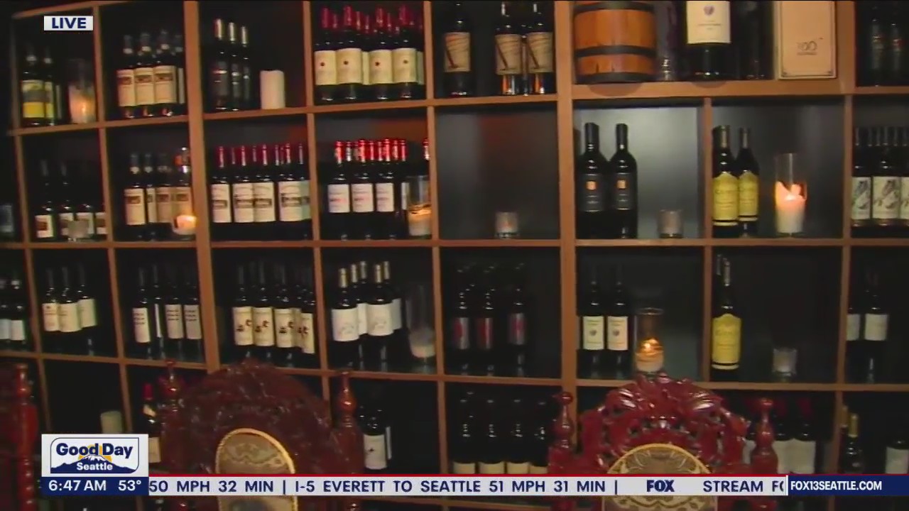 A look inside the private wine cellar at Hotel Bellwether