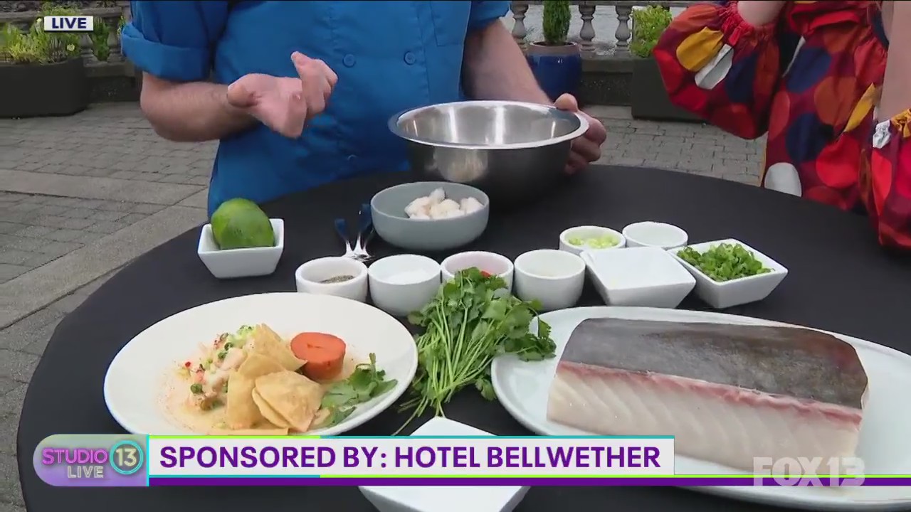 Making ceviche with the Lighthouse Bar & Grill at Hotel Bellwether