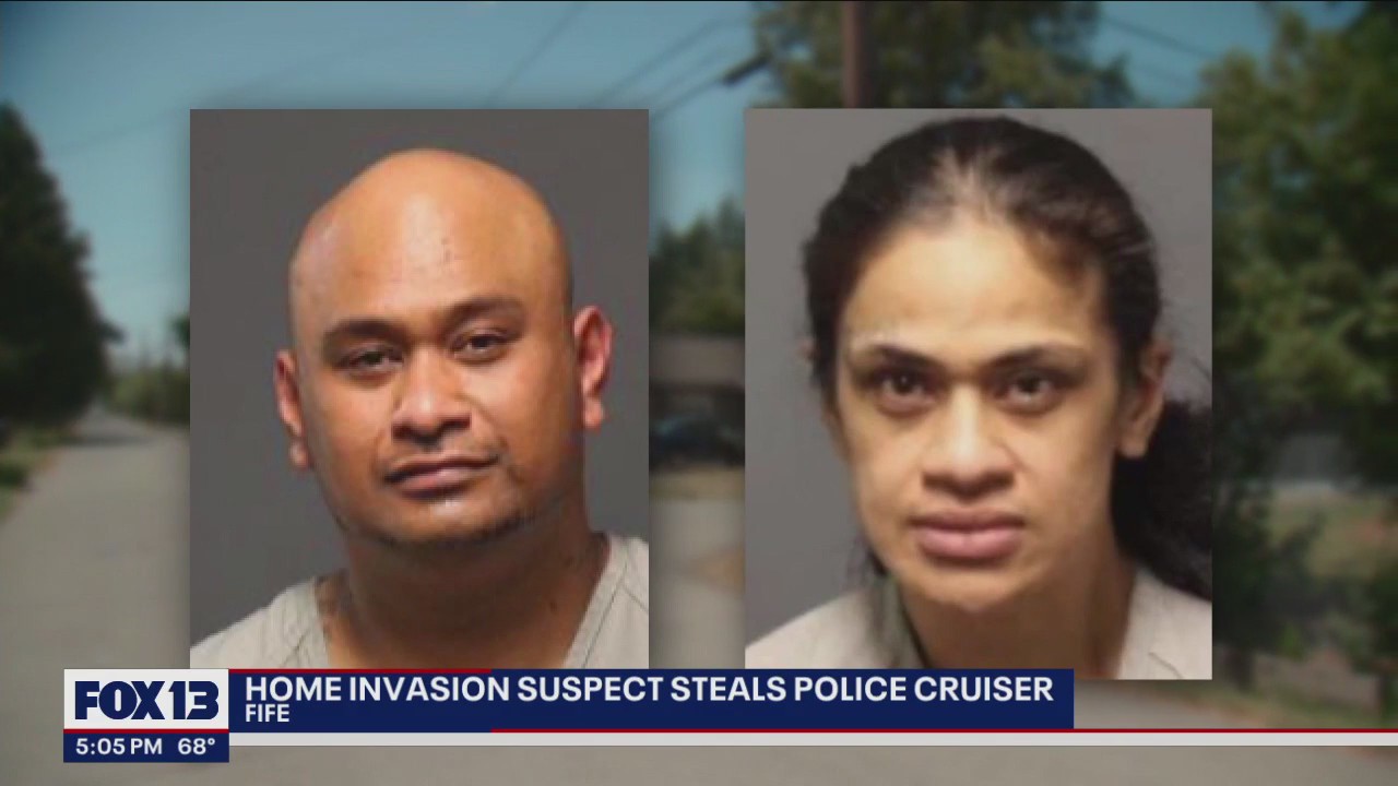 Armed home invasion turns into chase in stolen Fife Police car, ends ...