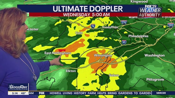 Weather Authority: Wednesday, 5 a.m. update