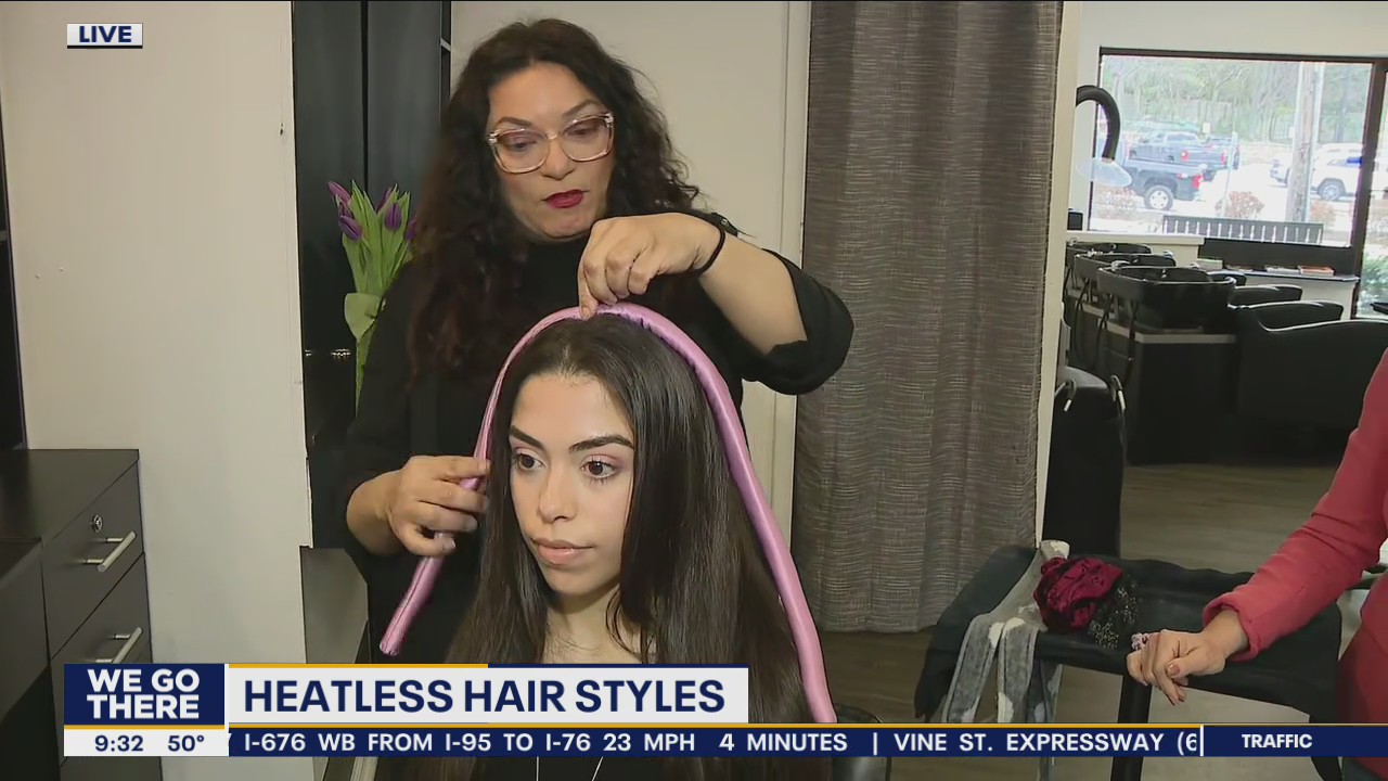 How to curl your hair using a heatless TikTok technique