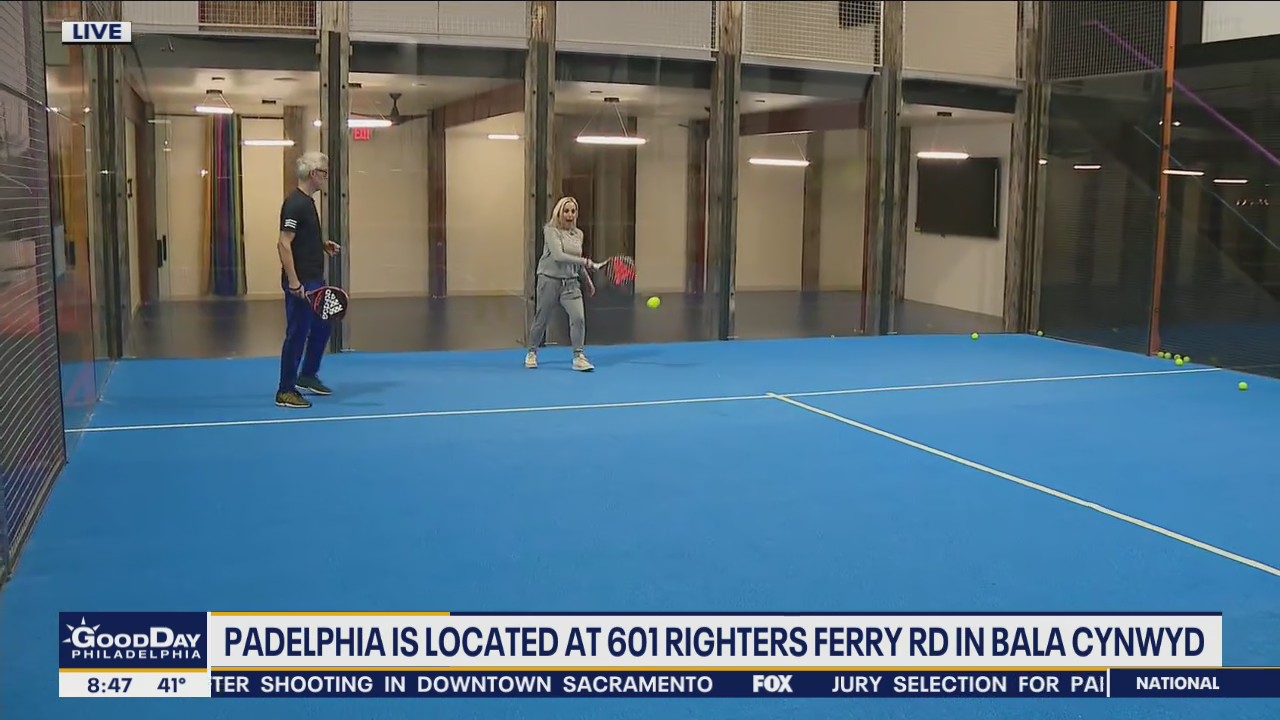 Jenn plays padel at AFC Fitness