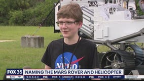Naming the Mars rover and helicopter