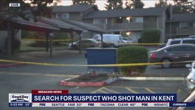 Search for suspect who shot man in Kent