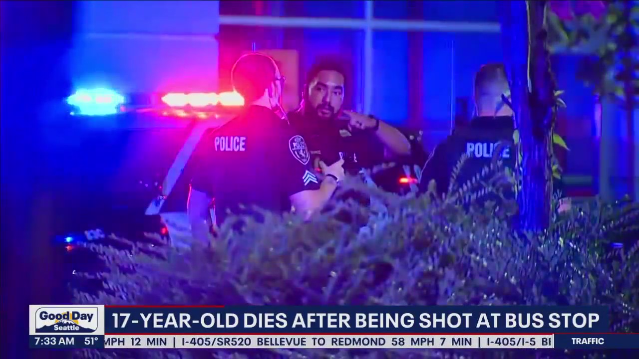 17-year-old dies after being shot at bus stop