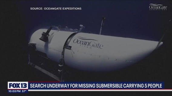 Search underway for missing tourist submarine carrying 5 people