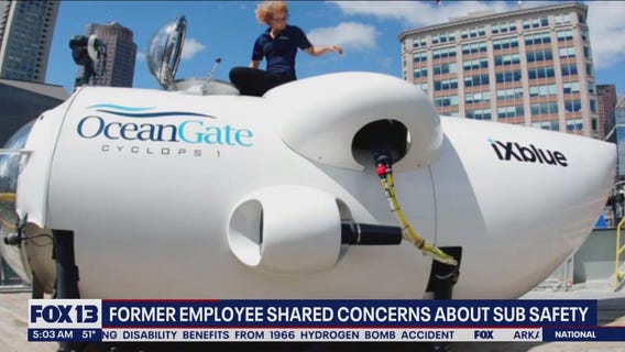 Former OceanGate employee shared concerns about sub safety