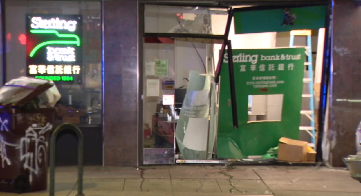Oakland police chief, mayor respond after banks rammed in Chinatown