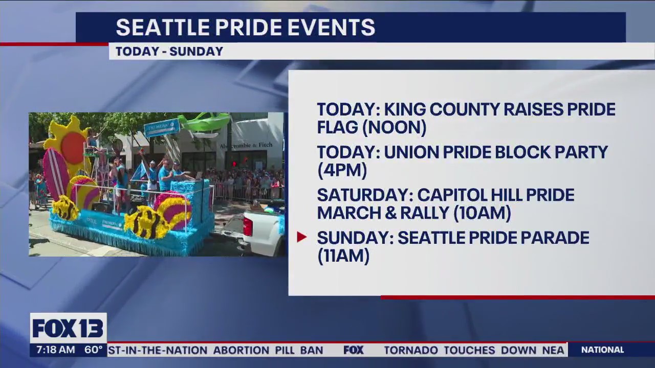 Seattle Pride events happening this weekend
