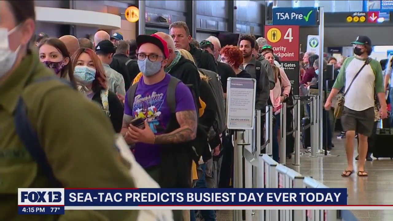 Sea-Tac Airport predicts June 23 will be the 'busiest day ever'