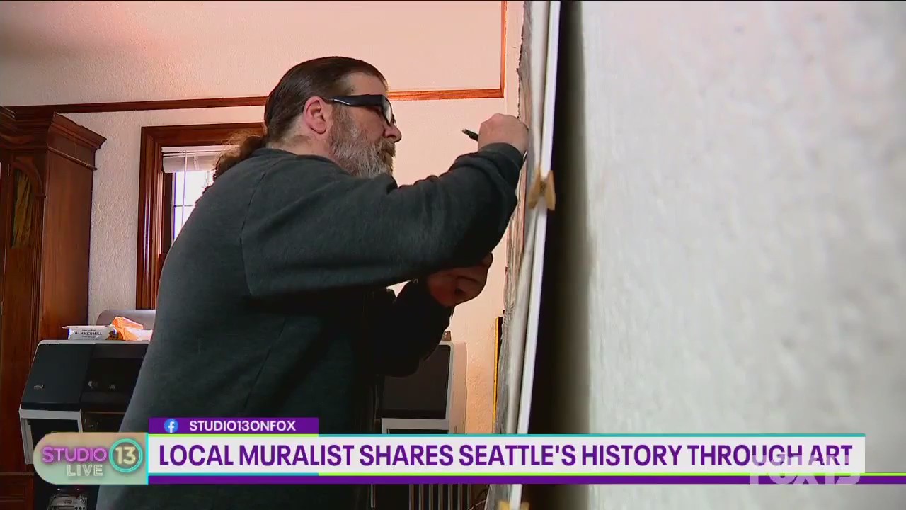 Local muralist shares Seattle's history through art
