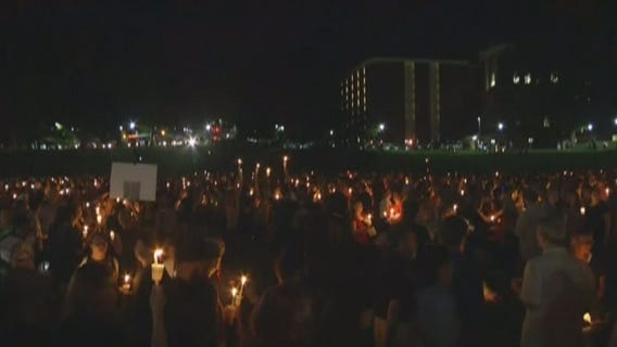 Peaceful candlelight vigil held at University of Virginia in Charlottesville